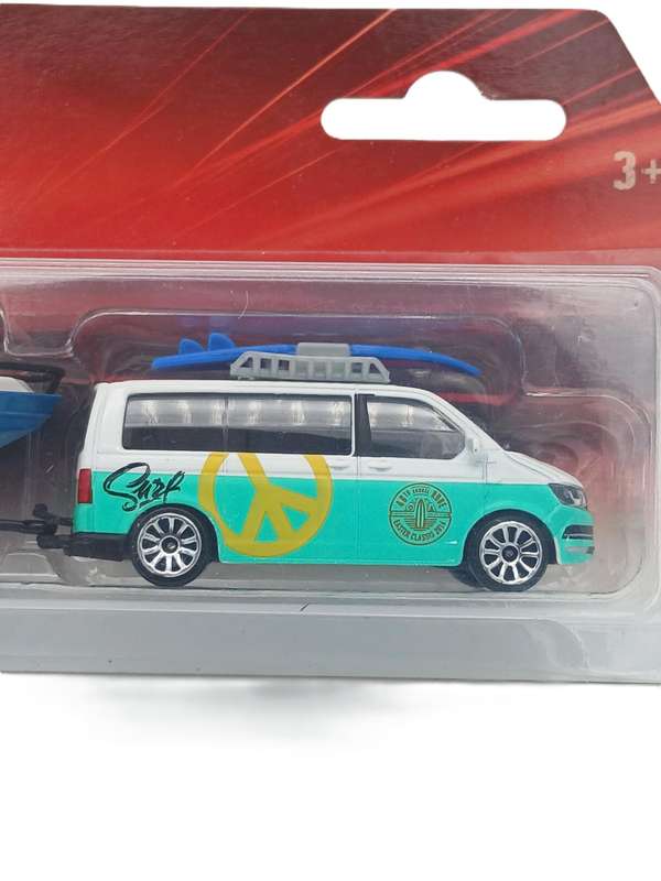 Majorette Volkswagen VW Surf Camper with Boat