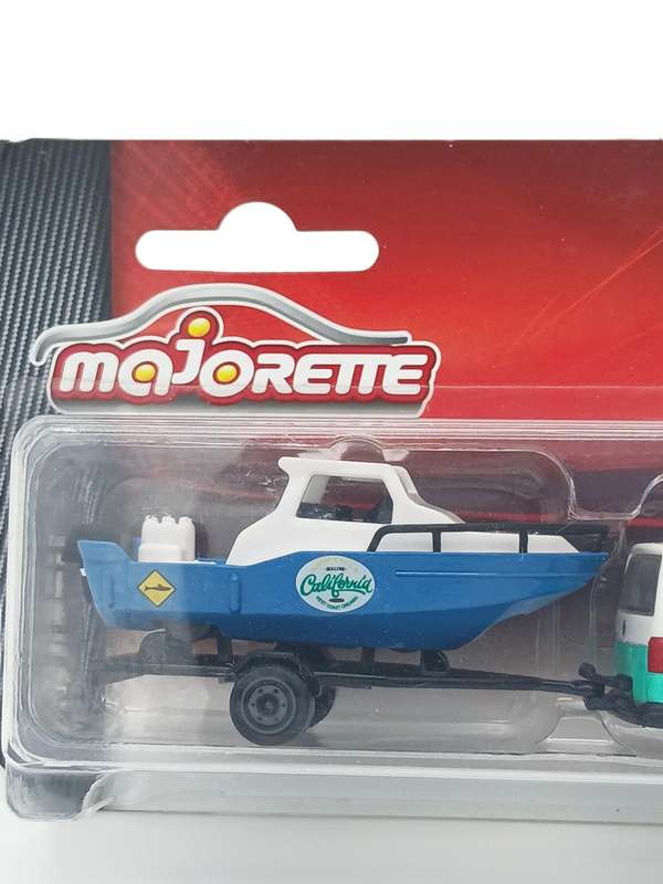 Majorette Volkswagen VW Surf Camper with Boat