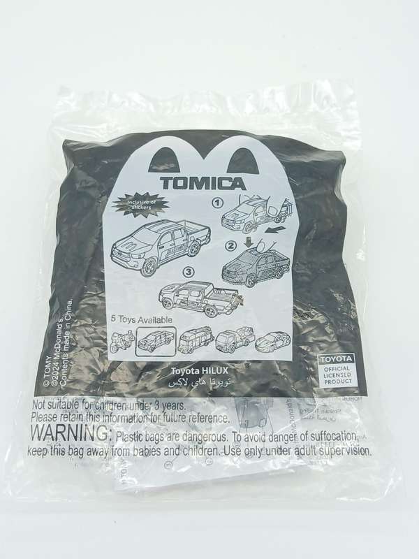 Tomica Mc Donalds Plastic cars Toyota Hilux