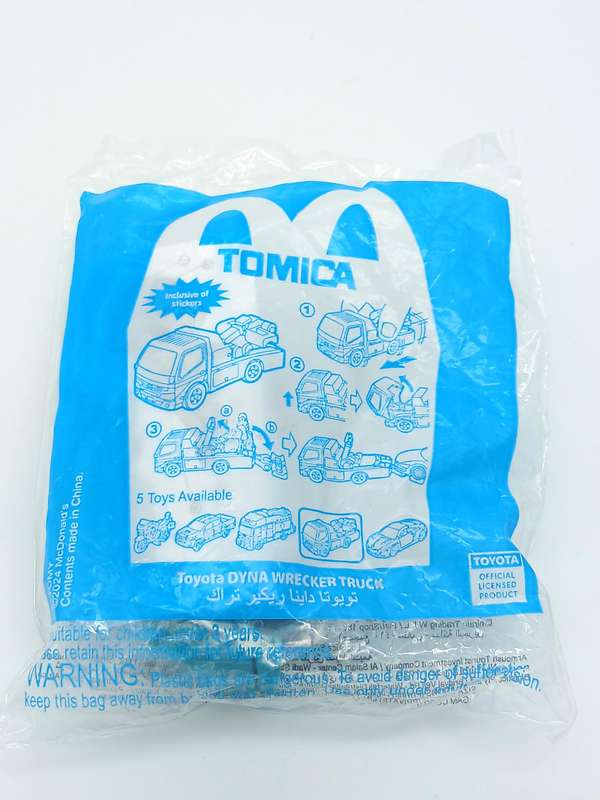 Tomica Mc Donalds Plastic cars Toyota Dyna Wrecker Truck