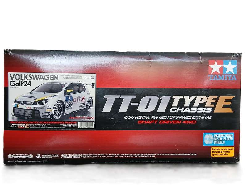 Tamiya R/C Volkswagen Golf (TT-01) (NB! Kit needs to be assembled) 1/10 Scale
