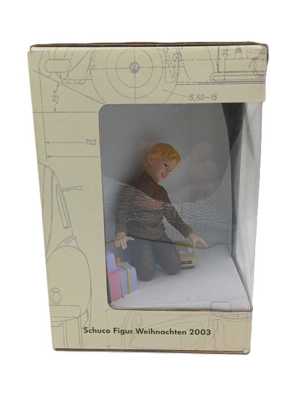 SCHUCO Piccolo 2003 Boy with VW Golf I limited to only 1,000 pieces