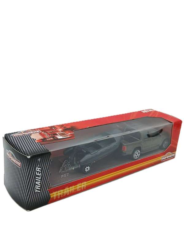 Majorette Volkswagen VW Amarok with boat and trailer