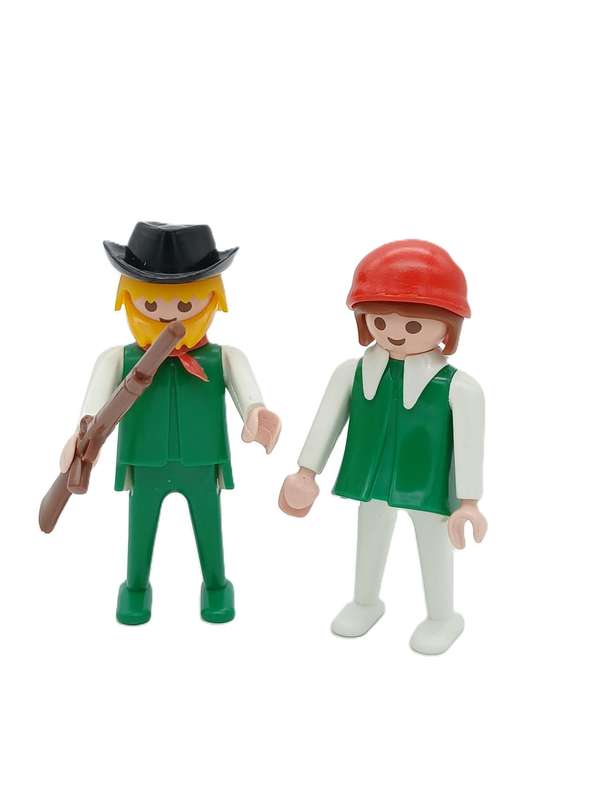 Vintage Playmobil Settlers and Wagon - No.3278 (1980)