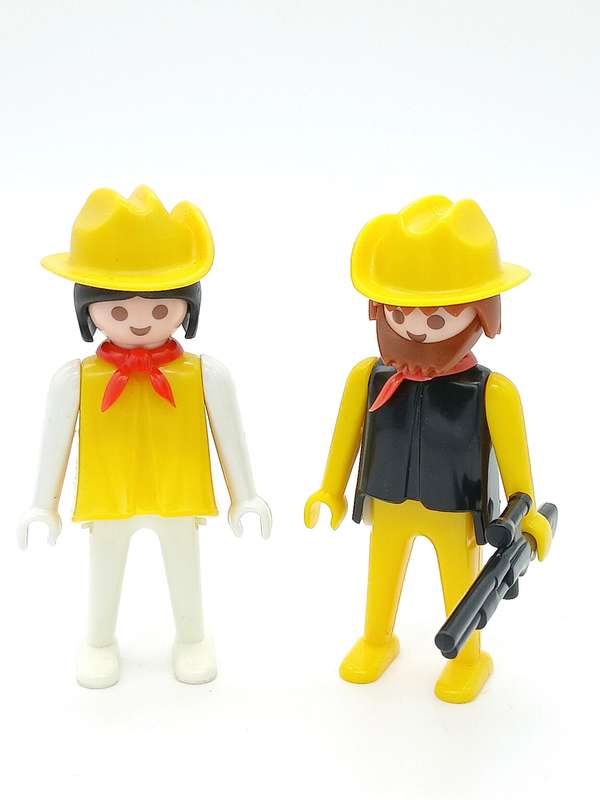 Vintage Playmobil Safari Explorers and Tent - No.3413 (1980)