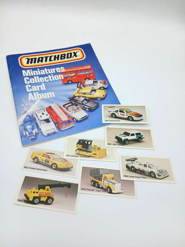Matchbox 1986 Miniatures Collection Card Album with cards