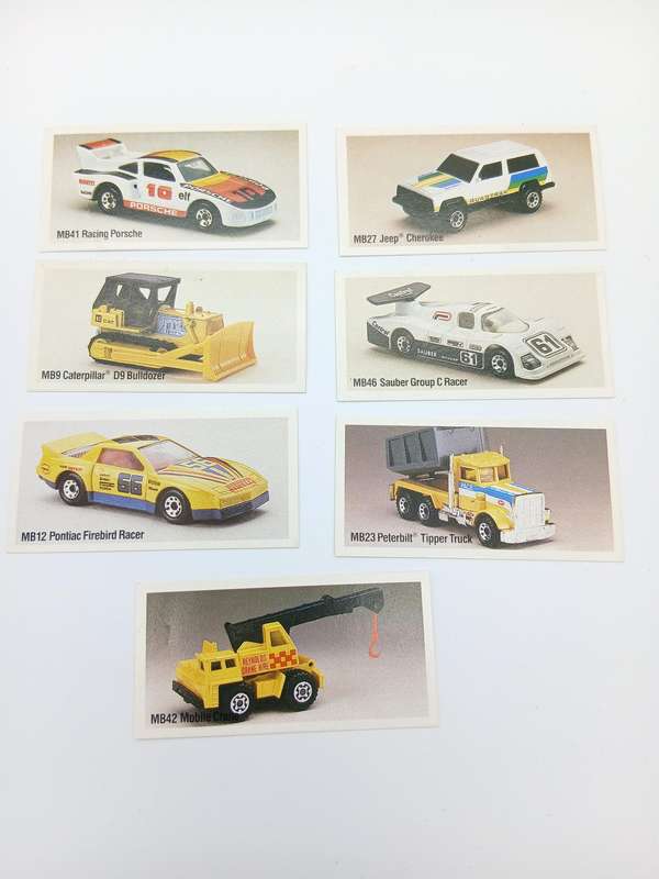 Matchbox 1986 Miniatures Collection Card Album with cards