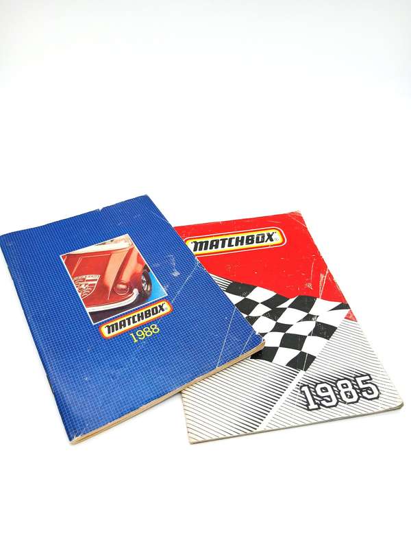 Matchbox 1985 and 1988 Diecast Model Car Catalogues