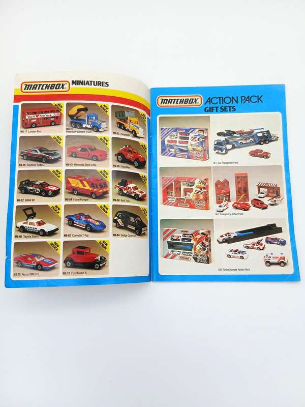 Matchbox 1985 and 1988 Diecast Model Car Catalogues