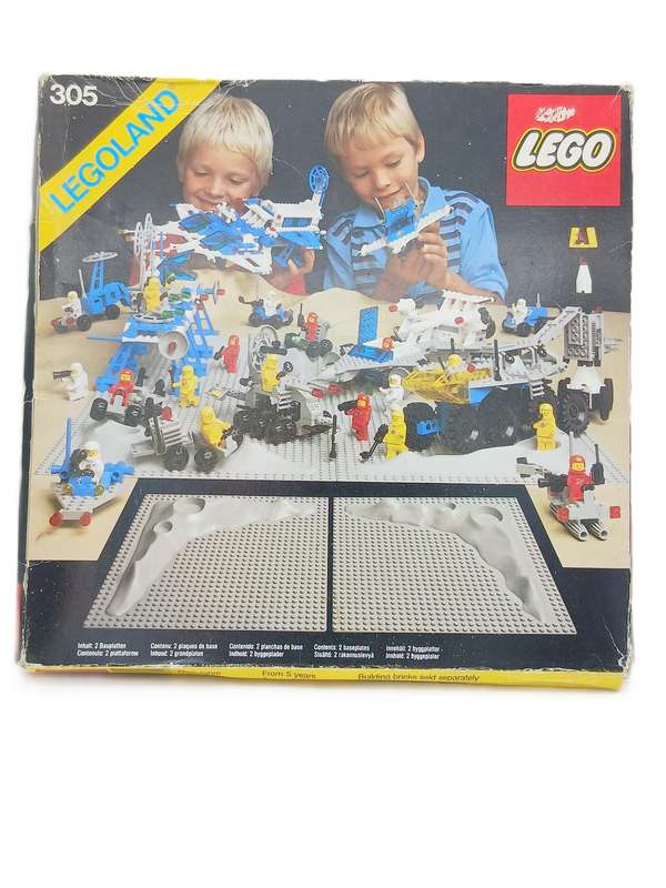 Vintage Lego Space Crater Plates No.305 (1983)