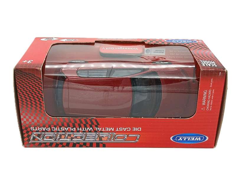 Welly Volkswagen VW Golf V Red Box