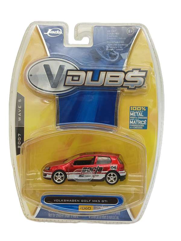 Jada Toys VDUBS Volkswagen VW Golf GTI Mk5 (2007) Red