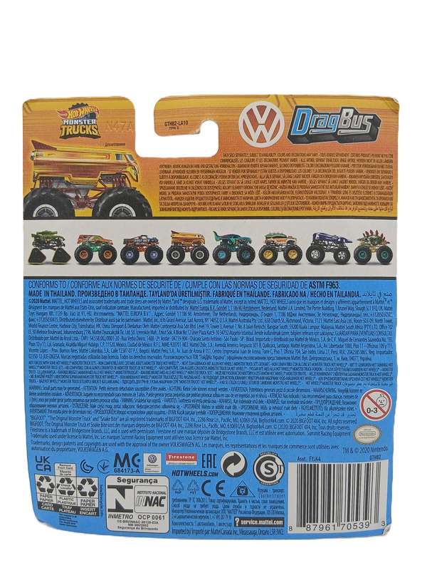 Hot Wheels Volkswagen VW Drag Bus Monster Truck (2021)