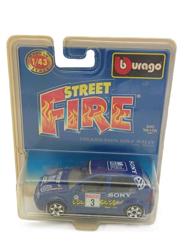 Bburago Volkswagen VW Golf Rally Mk4 Sony