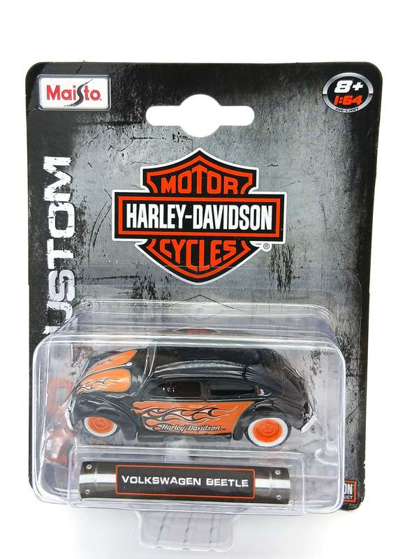 Maisto Volkswagen VW Beetle Harley-Davidson
