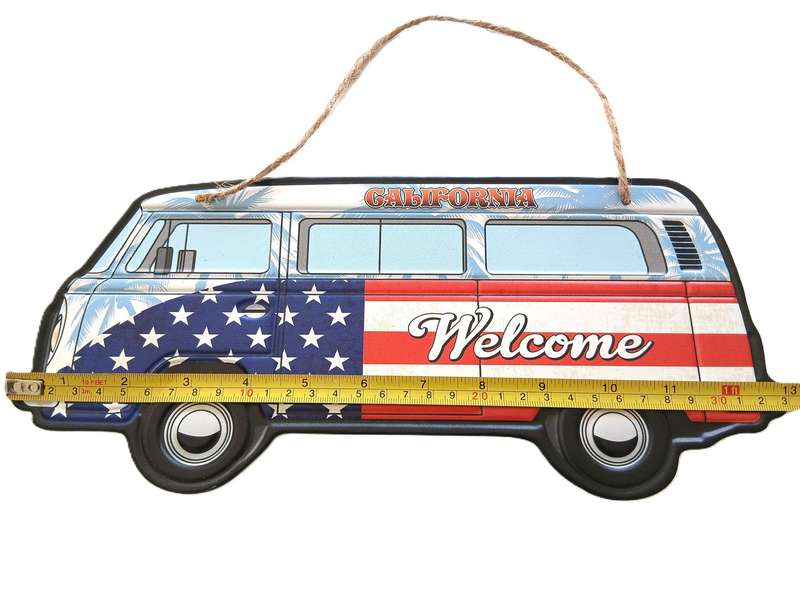 Volkswagen VW Camper Kombi Tin Sign USA