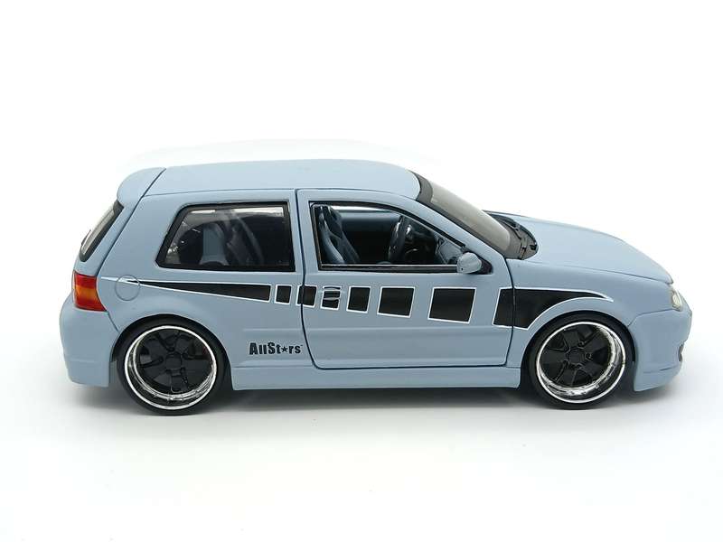 Maisto Volkswagen VW Golf Mk4 R32 1/24 Matt Blue/Grey All Stars - Rare