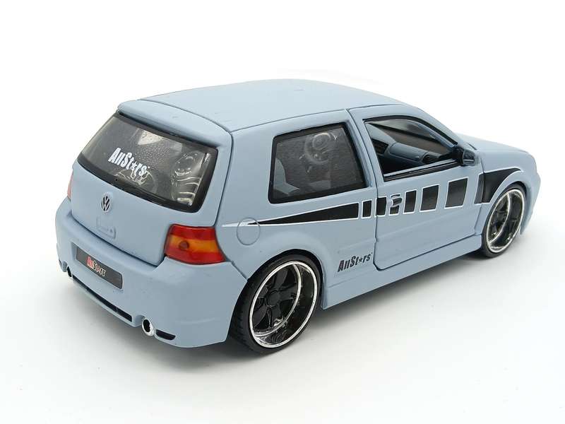 Maisto Volkswagen VW Golf Mk4 R32 1/24 Matt Blue/Grey All Stars - Rare