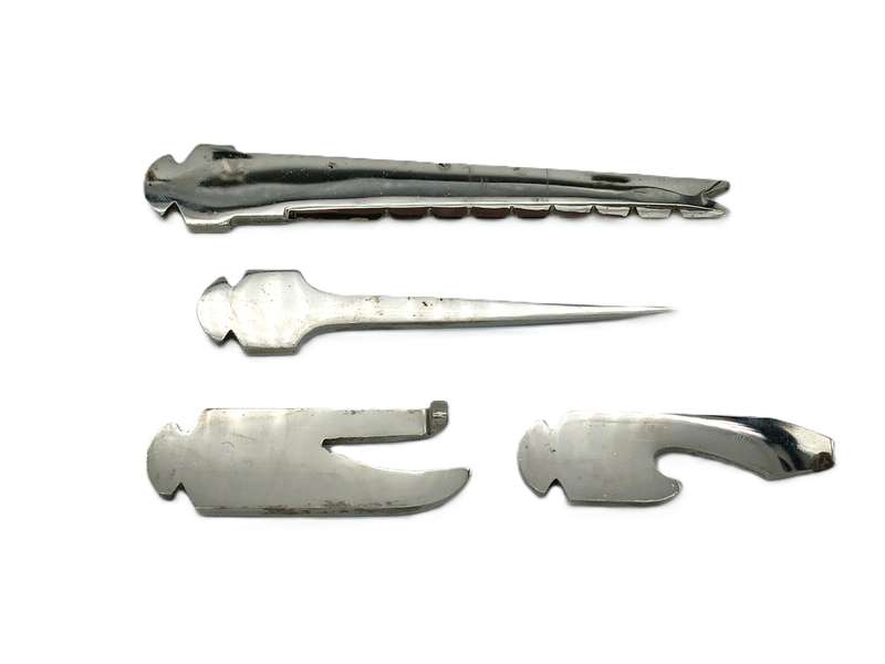Vintage Fishing Knife Camping knife set with interchangeable parts