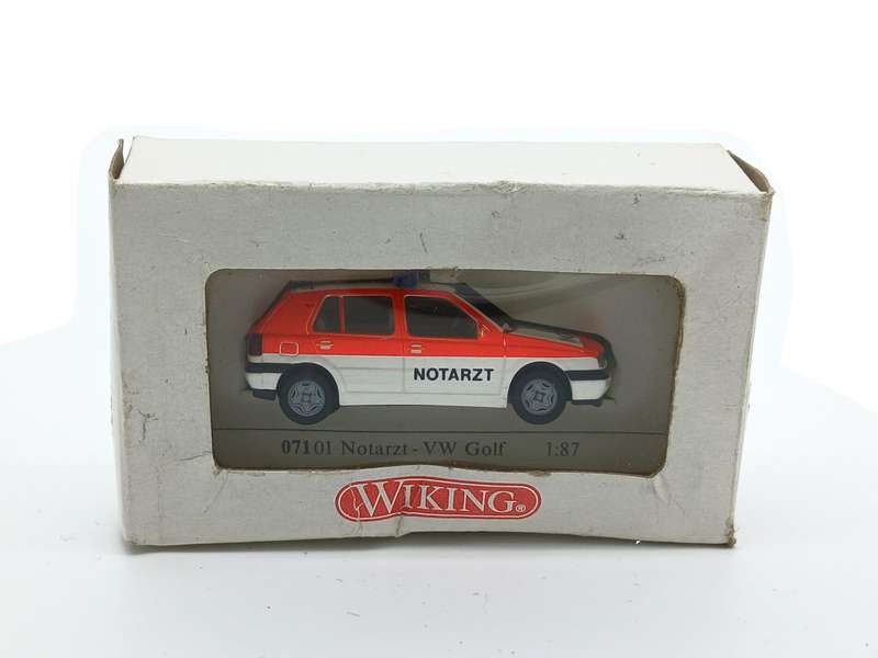 Wiking Volkswagen VW Golf Mk Emergency Doctor German 1/87