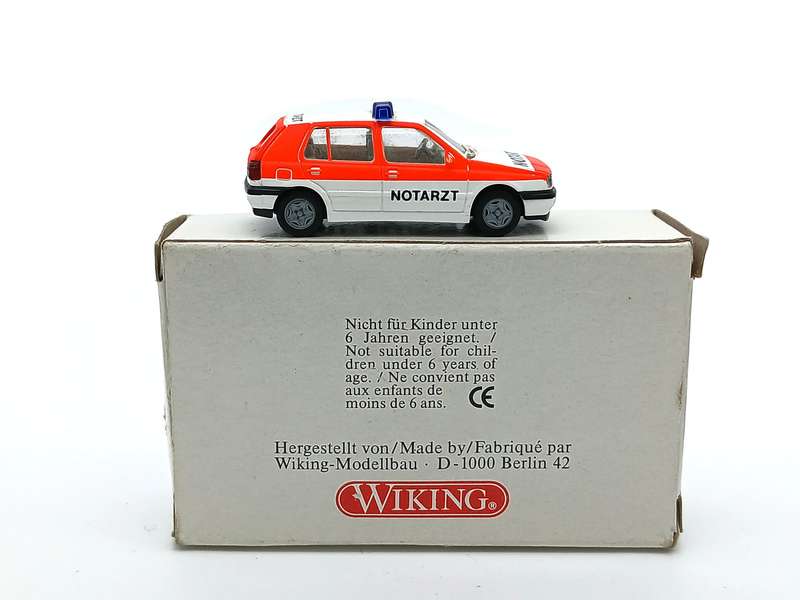 Wiking Volkswagen VW Golf Mk Emergency Doctor German 1/87