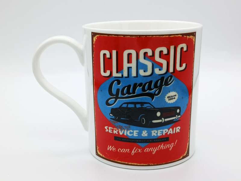 Coffee Mug Classic Car Garage