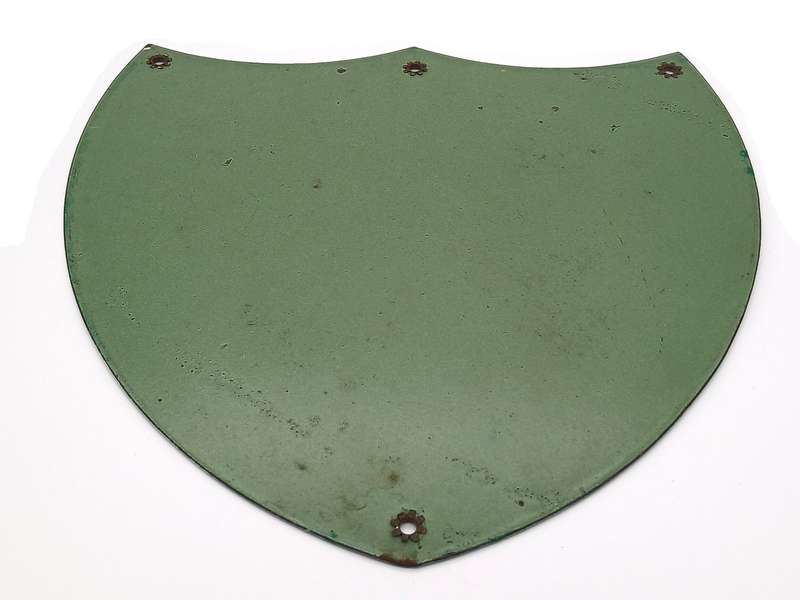 Vintage Enamel BP Petrol metal sign Small
