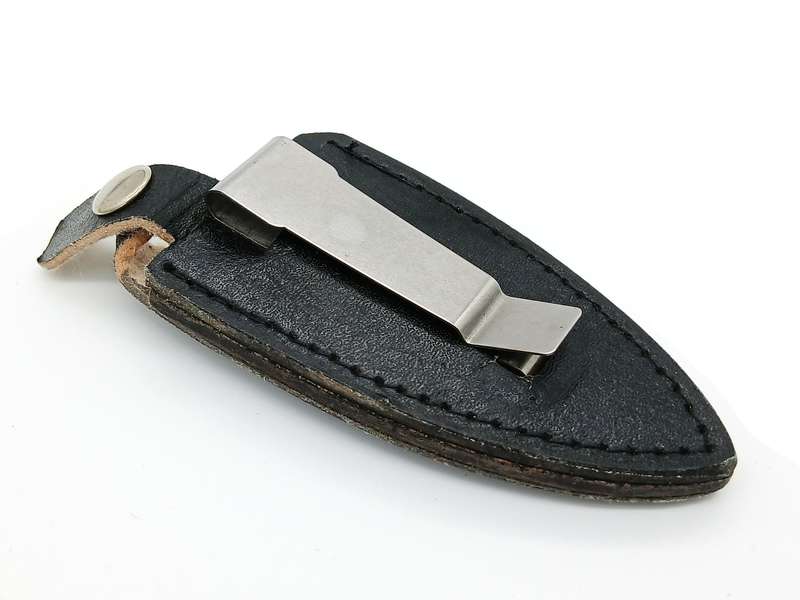 Boot knife fixed double edged blade