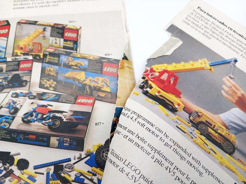 Vintage Lego Catalogues x2 from 1980s