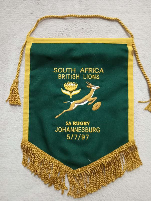 Springboks vs British Lions 05.07.1997 pennant