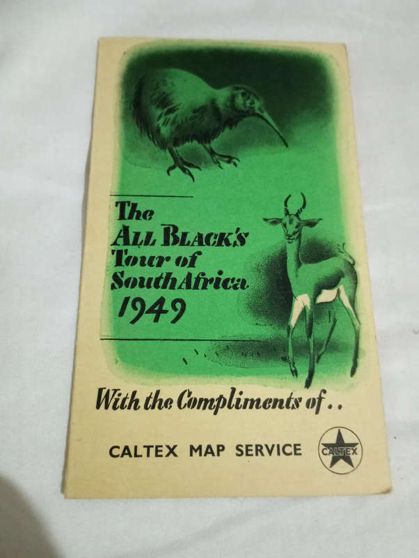 The All Blacks tour 1949 Caltex Guide