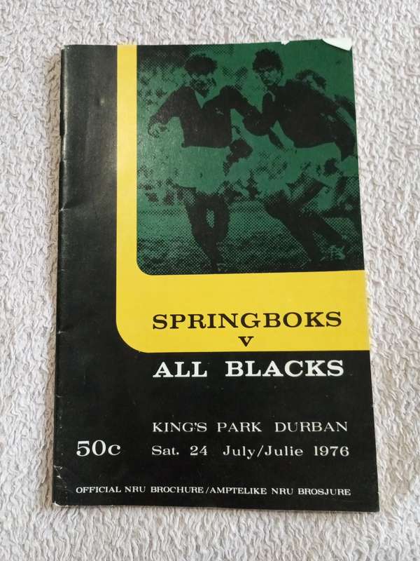 Springboks vs All Blacks 24.07.1976