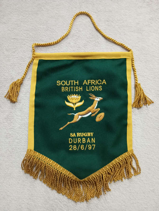 Springboks vs British Lions 28.06.1997 pennant