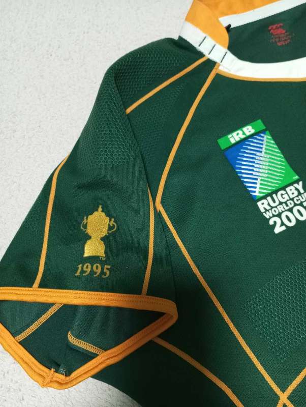 Springbok RWC 2007 Prop Jersey (one short and one long sleeve) Players Issue Super Rare Size XXL