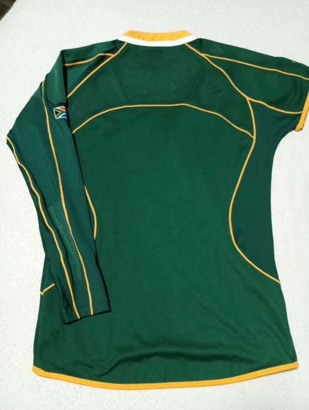 Springbok RWC 2007 Prop Jersey (one short and one long sleeve) Players Issue Super Rare Size XXL