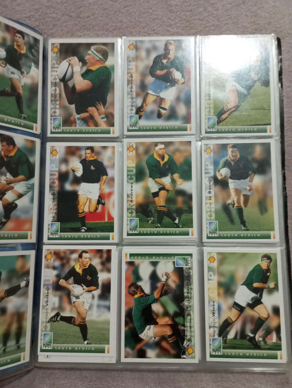 Rugby Collectable Album of 1995 RWC with complete with all cards.Complete collection