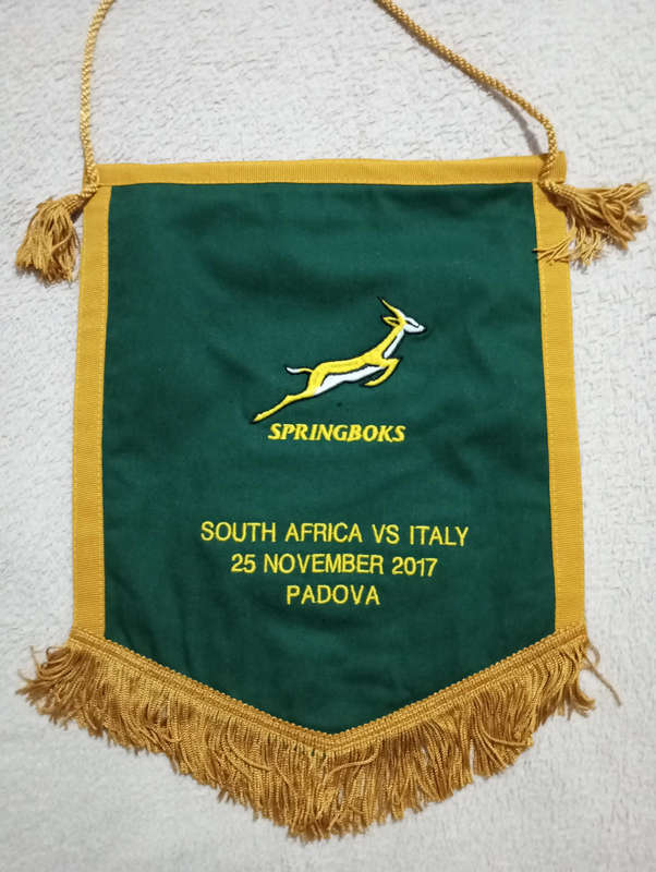 South Africa vs Italy Players Pennant