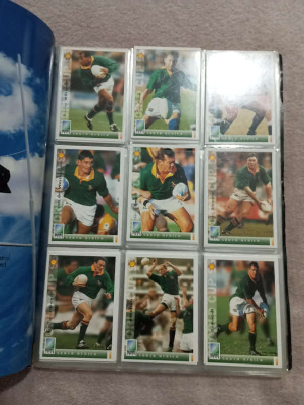 Rugby Collectable Album of 1995 RWC with complete with all cards.Complete collection