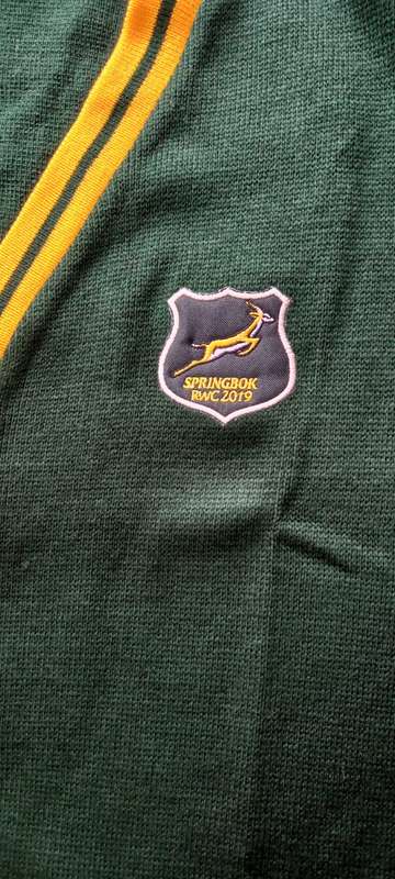 Springbok RWC 2019 Players Blazer Jersey Size 2XL