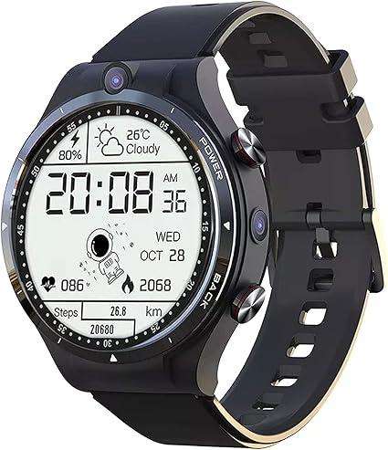 LEMFO LEM15 Fitness Smart Watch 1.61 Inch HD Touch Screen 4G+128G Memory 2MP+5MP Dual Camera