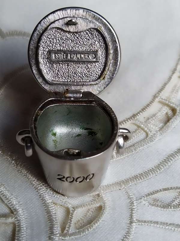 Estee Lauder 2000 Champagne Celebration Solid Perfume Holder