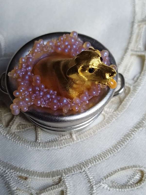 Estee Lauder Sampoo Puppy Perfume Holder 2002