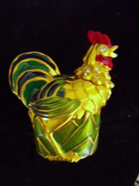 Estee Lauder Rooster Solid Perfume Holder