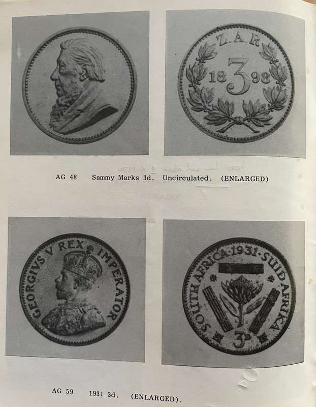 1983 SA coin auction catalogue. 80 pages. Includes photos & facts on the 1898/9 single 9 gold Pond.