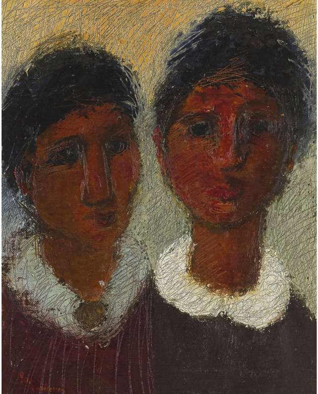 Original oil on board by Pieter vd Westhuizen