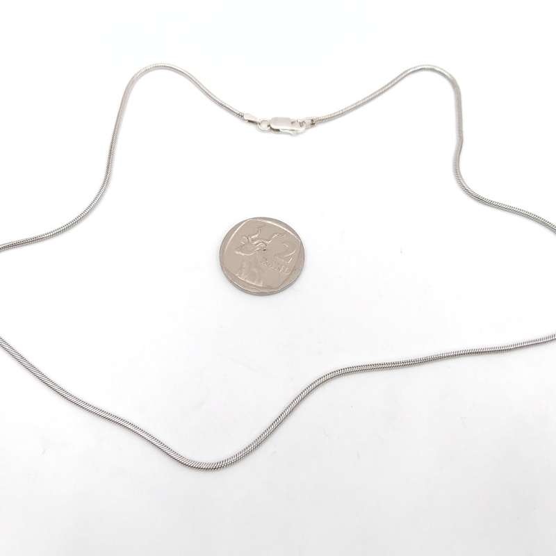 Vintage sterling silver snake chain