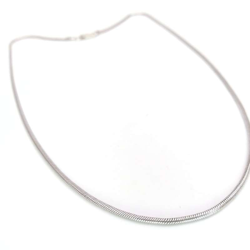 Vintage sterling silver snake chain