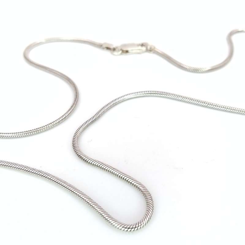 Vintage sterling silver snake chain