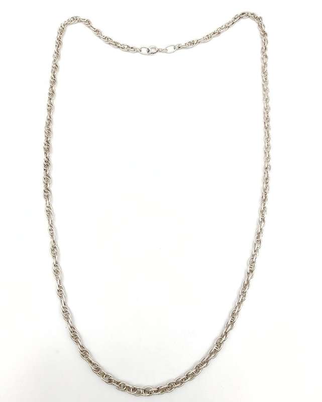 Sterling silver chain necklace