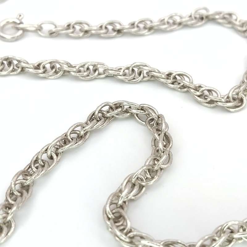 Sterling silver chain necklace